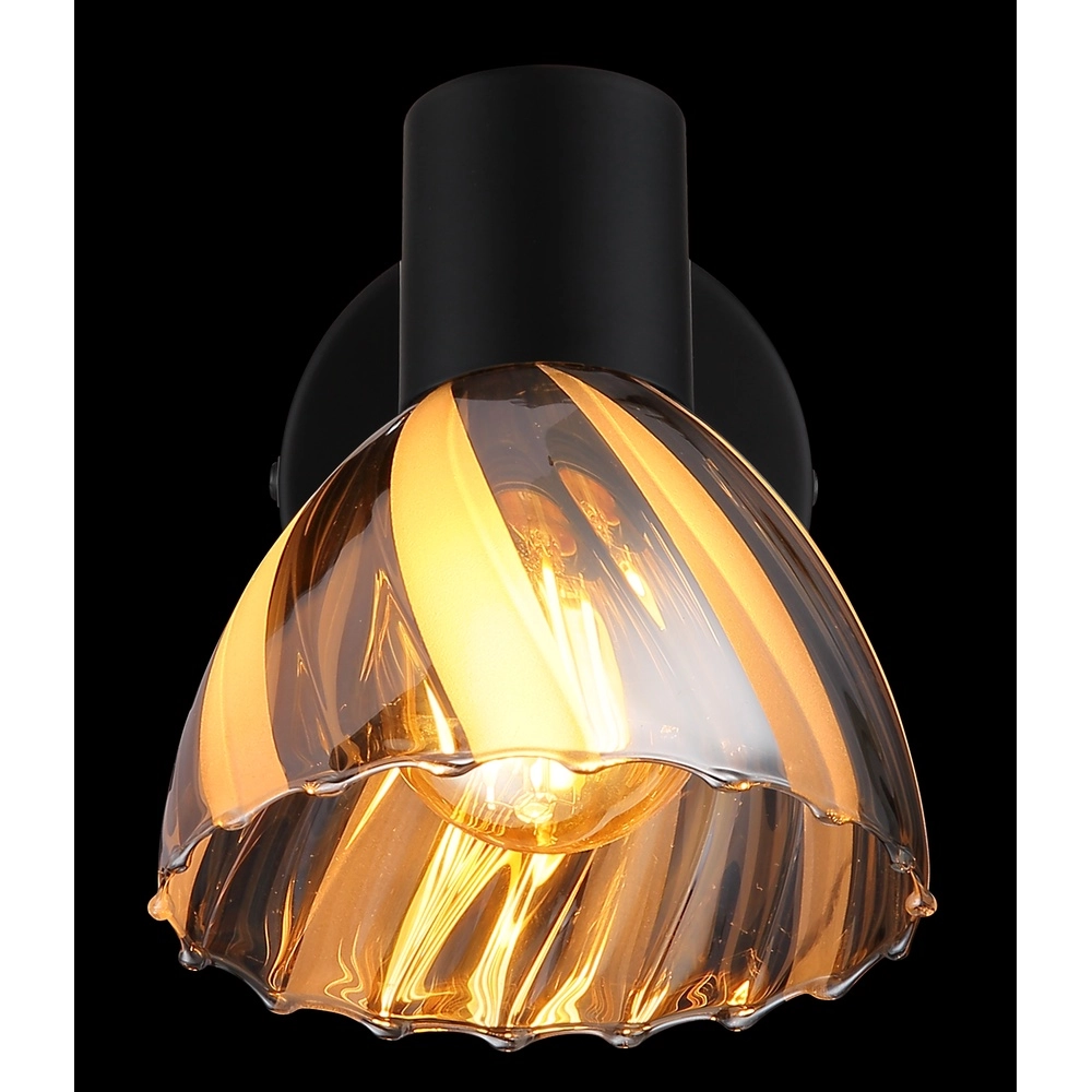 Wall lamp Zachery Black Globo 9007371528493