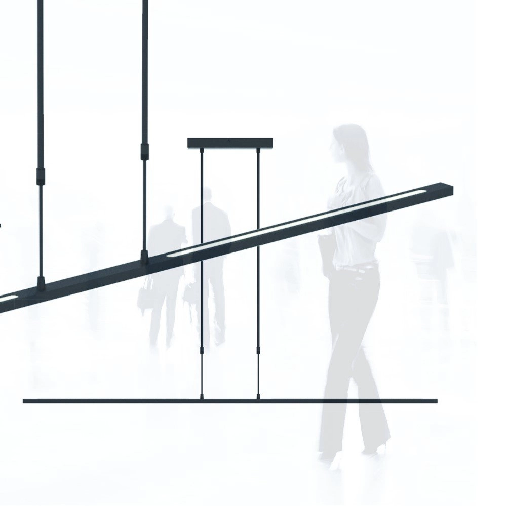 LED pendant light Zelena black Steinhauer 8712746122794