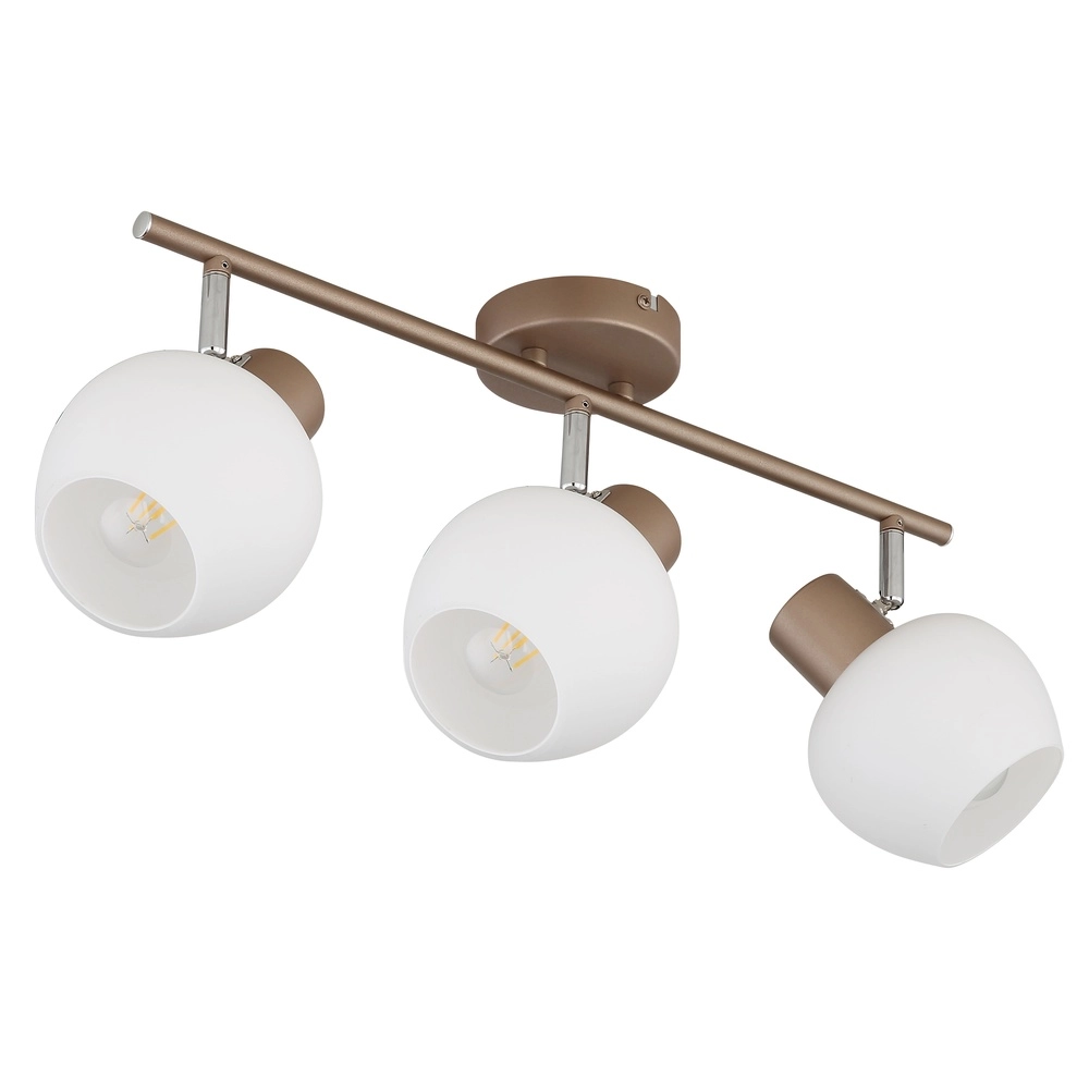 Ceiling lamp Eileen 3-light coffee brown Globo 9007371592562