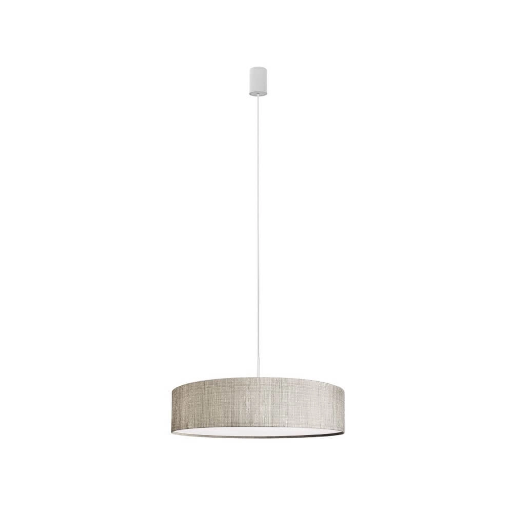 Gray hanging lamp Turda Ø 50cm