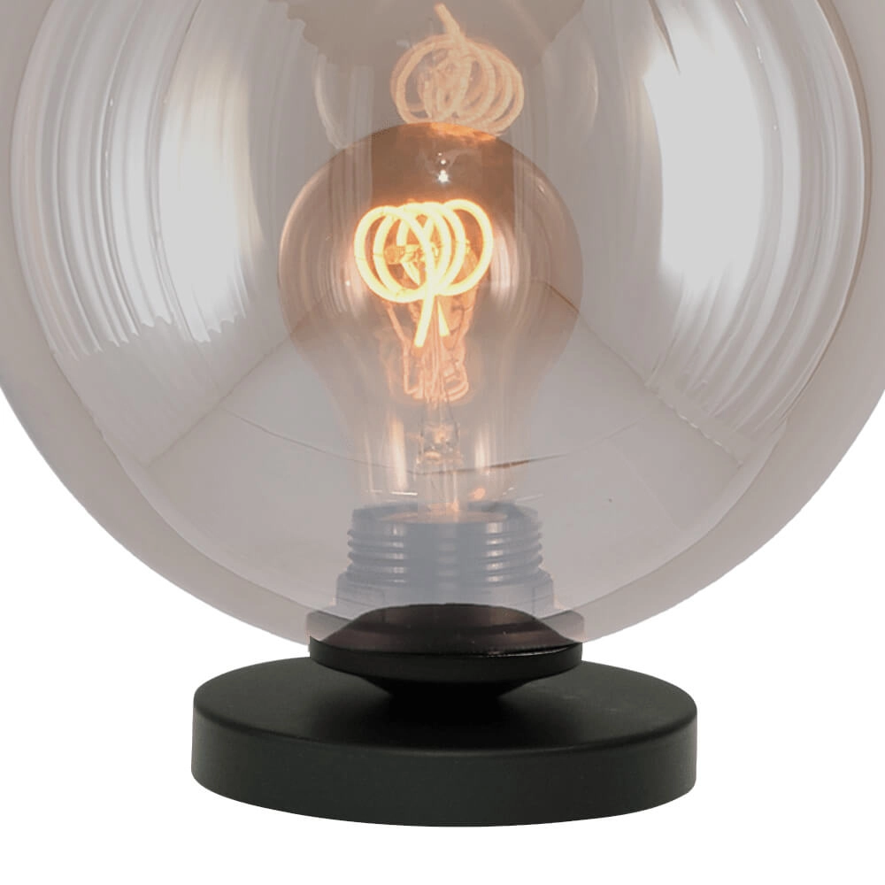 Table lamp Bella 2 with Ø 20cm gold glass Masterlight 8718121340777