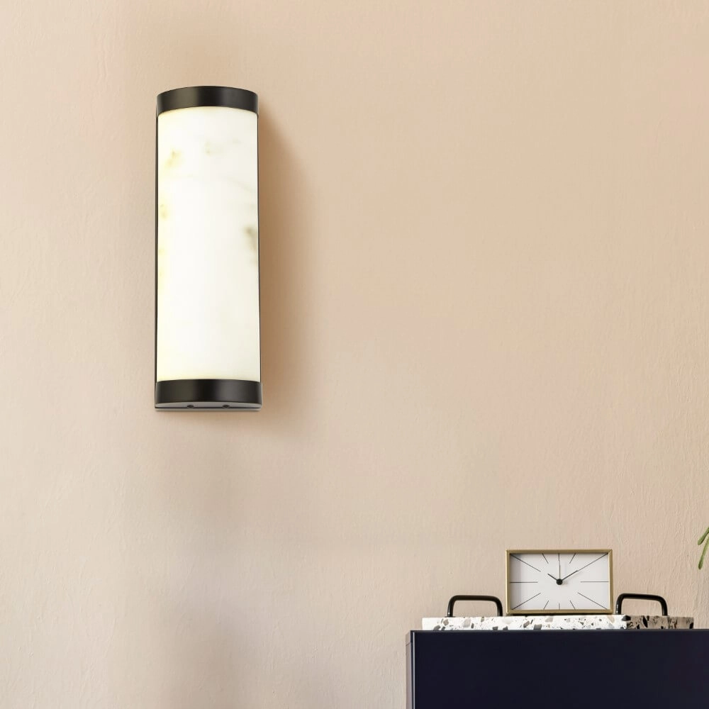 Design wall lamp Nile 36cm black Searchlight 5053423267982