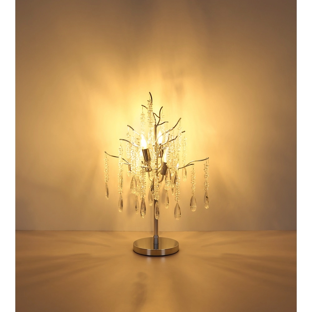 Table lamp Kinga silver grey Globo 9007371579006