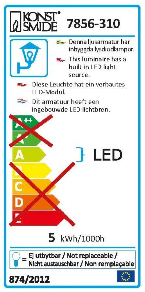 LED ground spot Spot Round adjustable KonstSmide 7318307856316