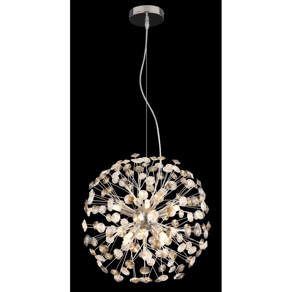 Pendant lamp Katrina chrome Ø 40cm Globo 9007371487332