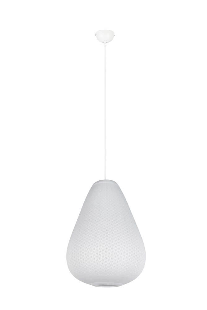 White design pendant lamp Janine Ø 48cm Trio 4017807637663