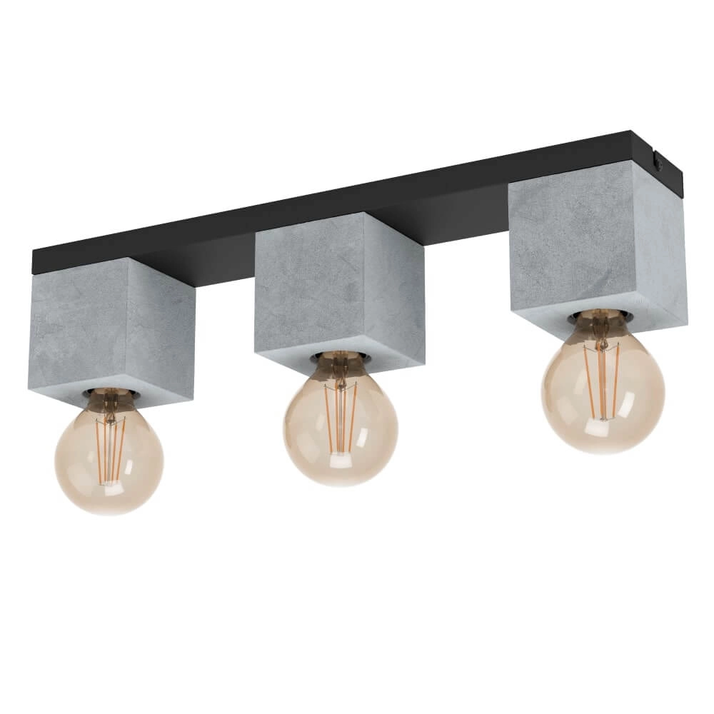Concrete look ceiling lamp Prestwick 3