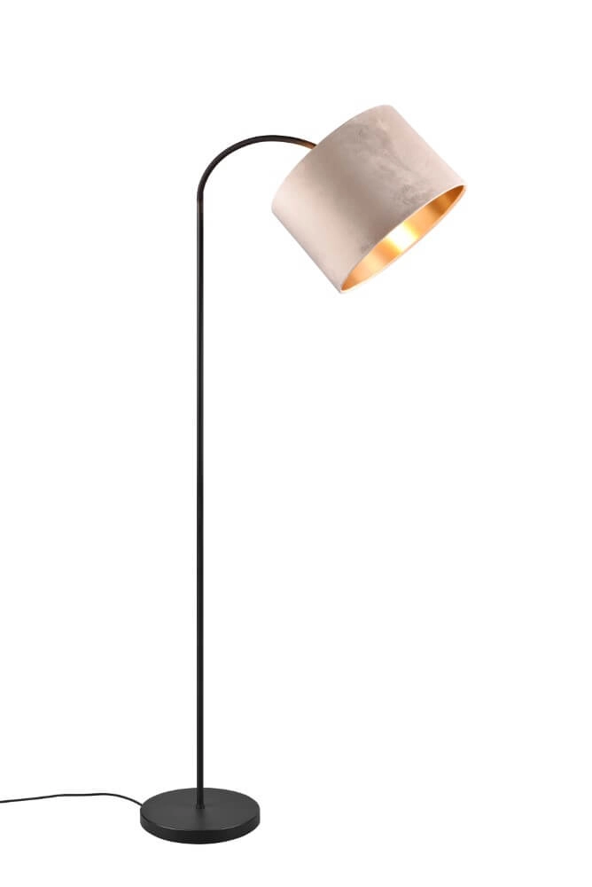 Standing floor lamp Julieta velvet hood Trio 4017807574159