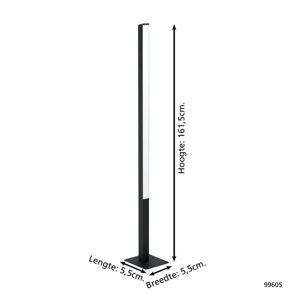 Floor lamp Zigbee Simolaris-Z black Eglo 9002759996055