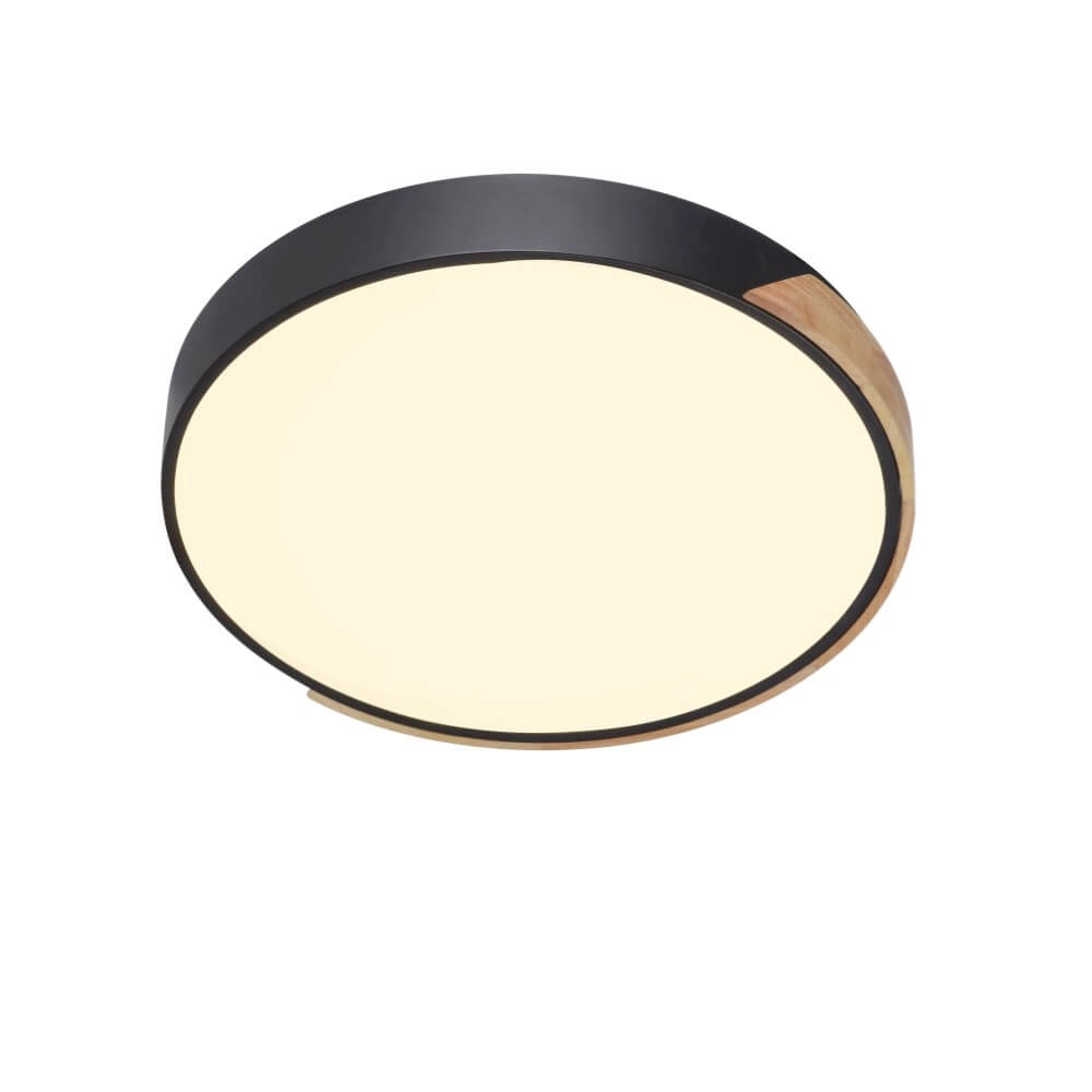 Round ceiling lamp Q-Bila black