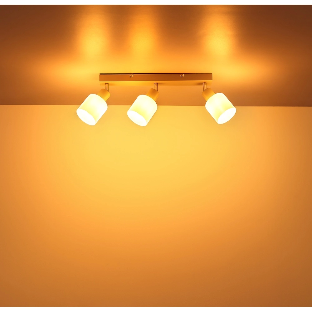 3-light ceiling spotlight Trent sand brown Globo 9007371578962