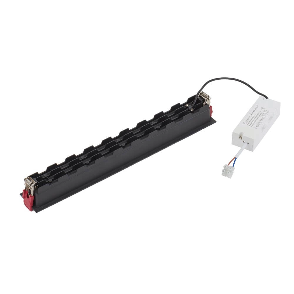 Black recessed spotlight Midi Led 10x1 LEDs - 3000K Lyora 5903139100632