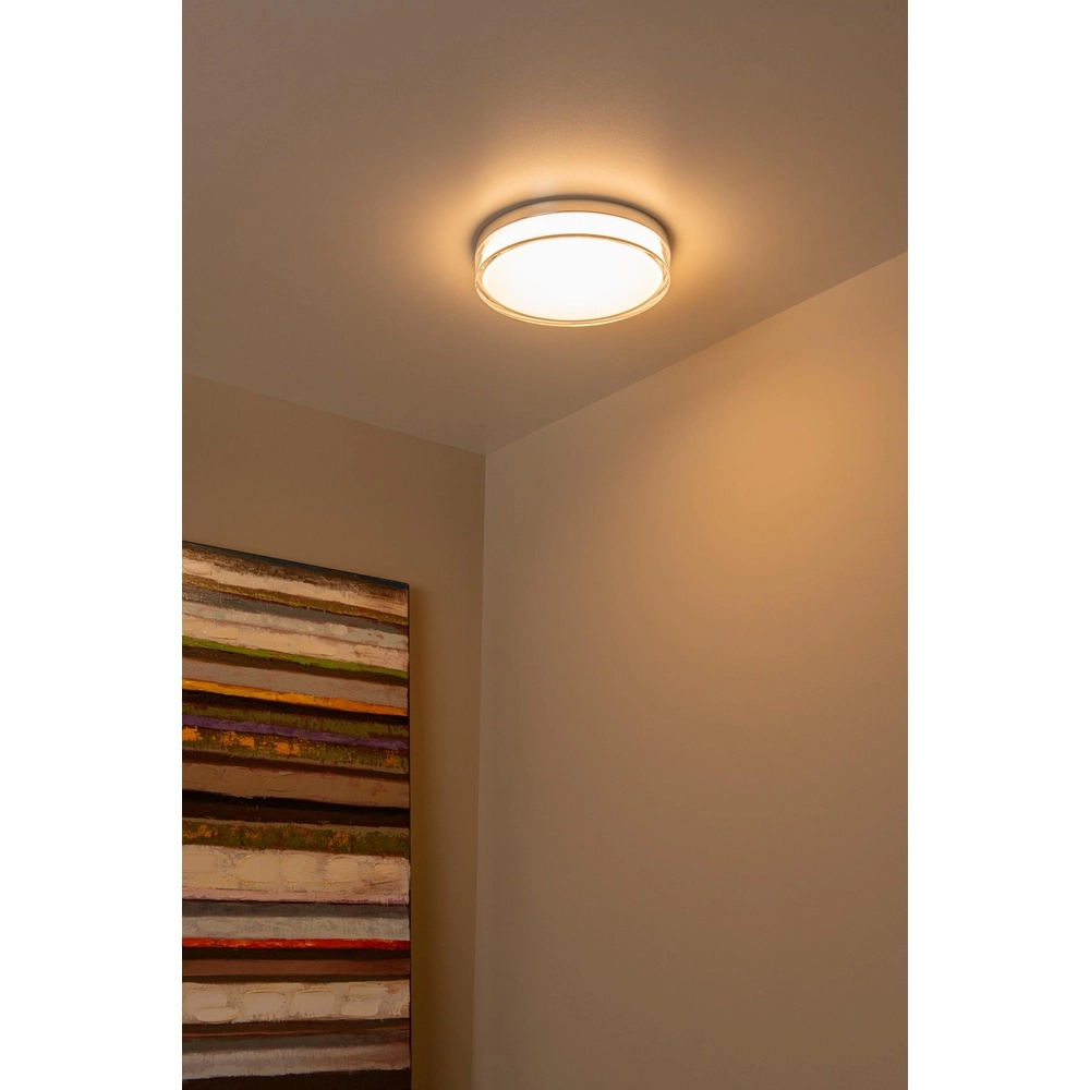Ceiling light Plano Ø 28cm chrome Lucide 5411212782939