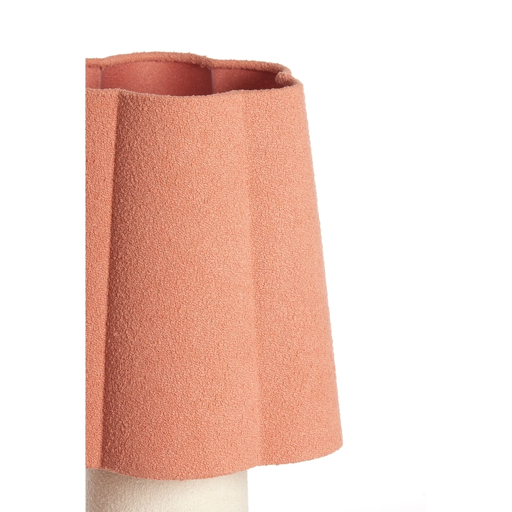 Table lamp Musaby Organic shape - white and pink Light & Living 8717807784256