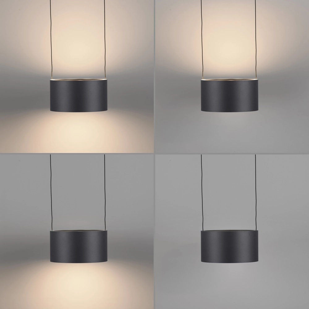 Design LED pendant light Pure Clipse Mystic grey Paul Neuhaus 4012248396315