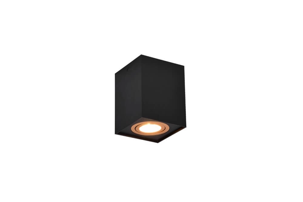 Ceiling light Biscuit square black Trio 4017807558937