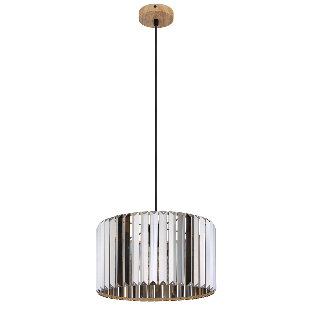 Pendant lamp Run wood Ø 35cm Globo 9007371513963