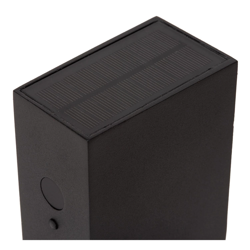 Solar wall lamp Bolton IP54 - 3000K black Lucide 5411212152091