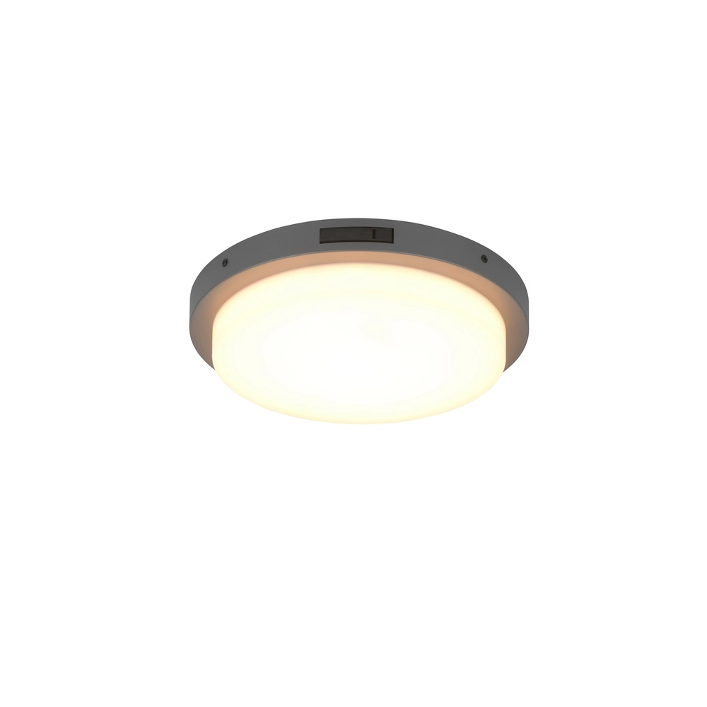 Ceiling lamp Bermejo round anthracite