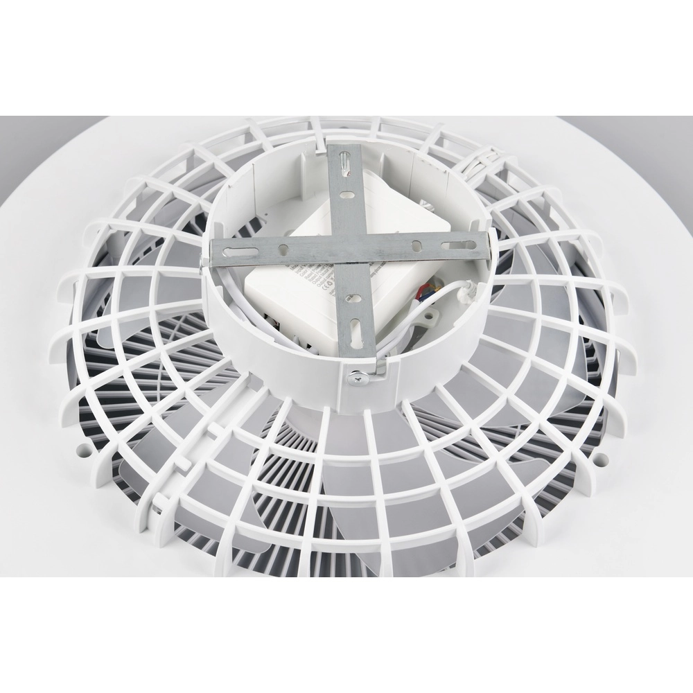 Design fan Holmsund white Ø 46cm with RGB function Trio 4017807688665