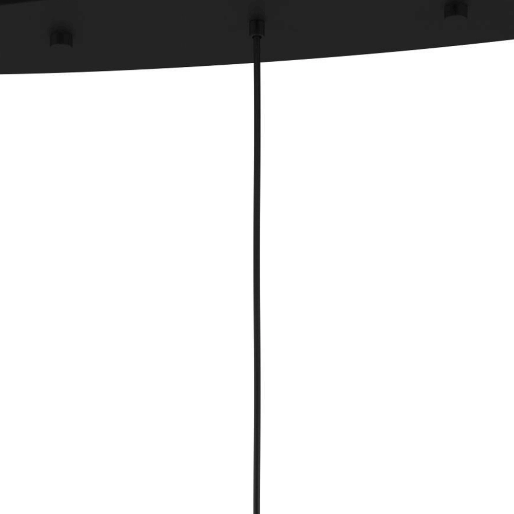 Dining room hanging lamp Aguilares with glass Eglo 9008606235551