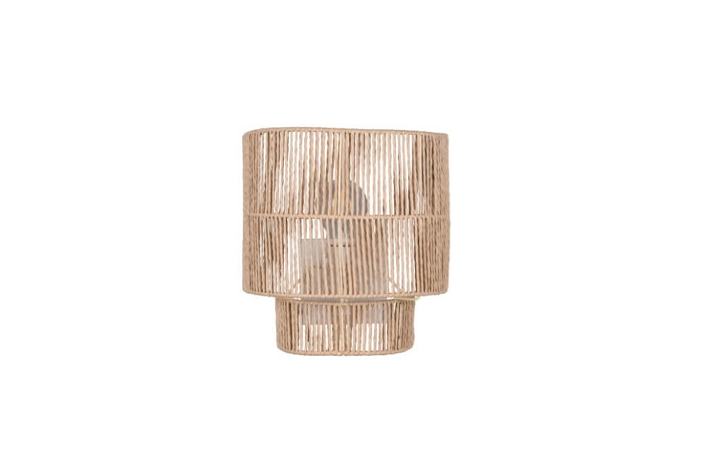 Japandi wall lamp Satna Rattan Trio 4017807636192