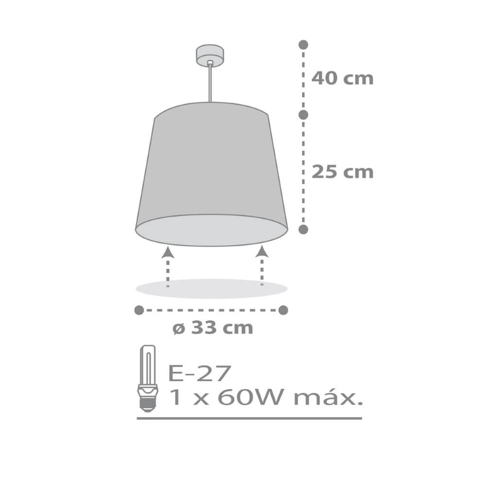 Children's room pendant lamp Star Light white with soft grey Dalber 8420406003092