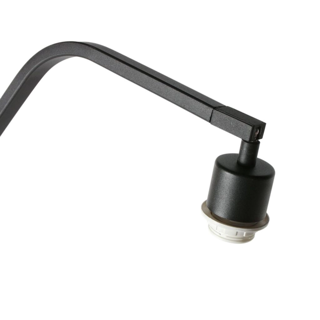 Black floor lamp Zig-Zag with cork cap Ø50cm Steinhauer 8712746180428