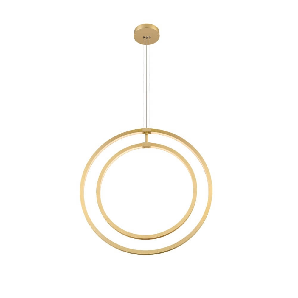 Office pendant lamp One Vertical LED - brass SLV 4024163291538