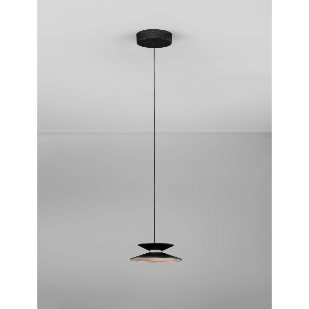Design pendant lamp Morfi Single Black Lyora 5212017458469