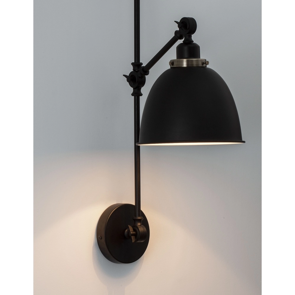 Wall lamp Virgo black