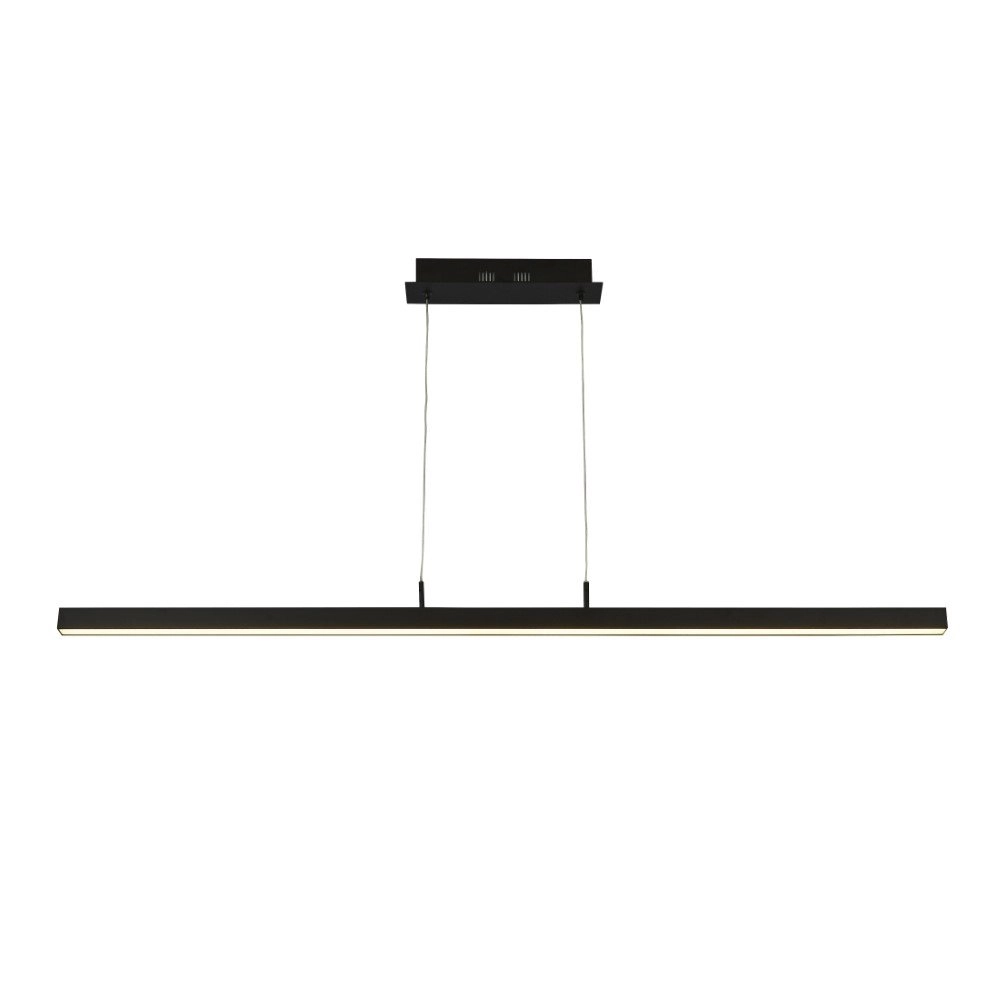 Dimmable LED pendant light Tribeca black Searchlight 5053423175317