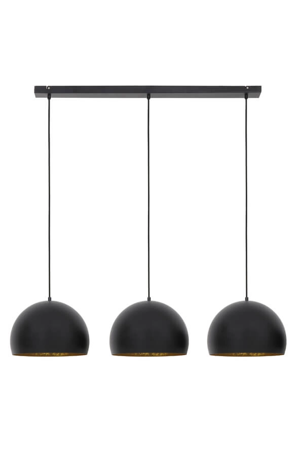 3-light pendant lamp Jaicey black Light & Living 8717807231071