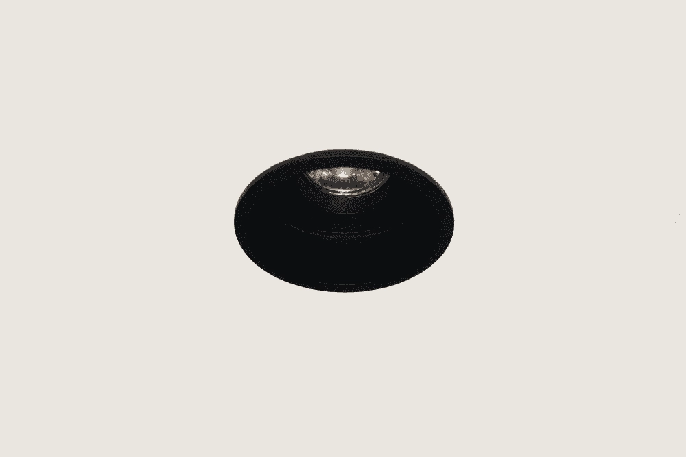 Black recessed spot Rex