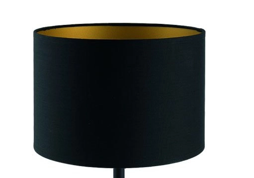 Black table lamp Alice with gold inside Lyora 5903139909198