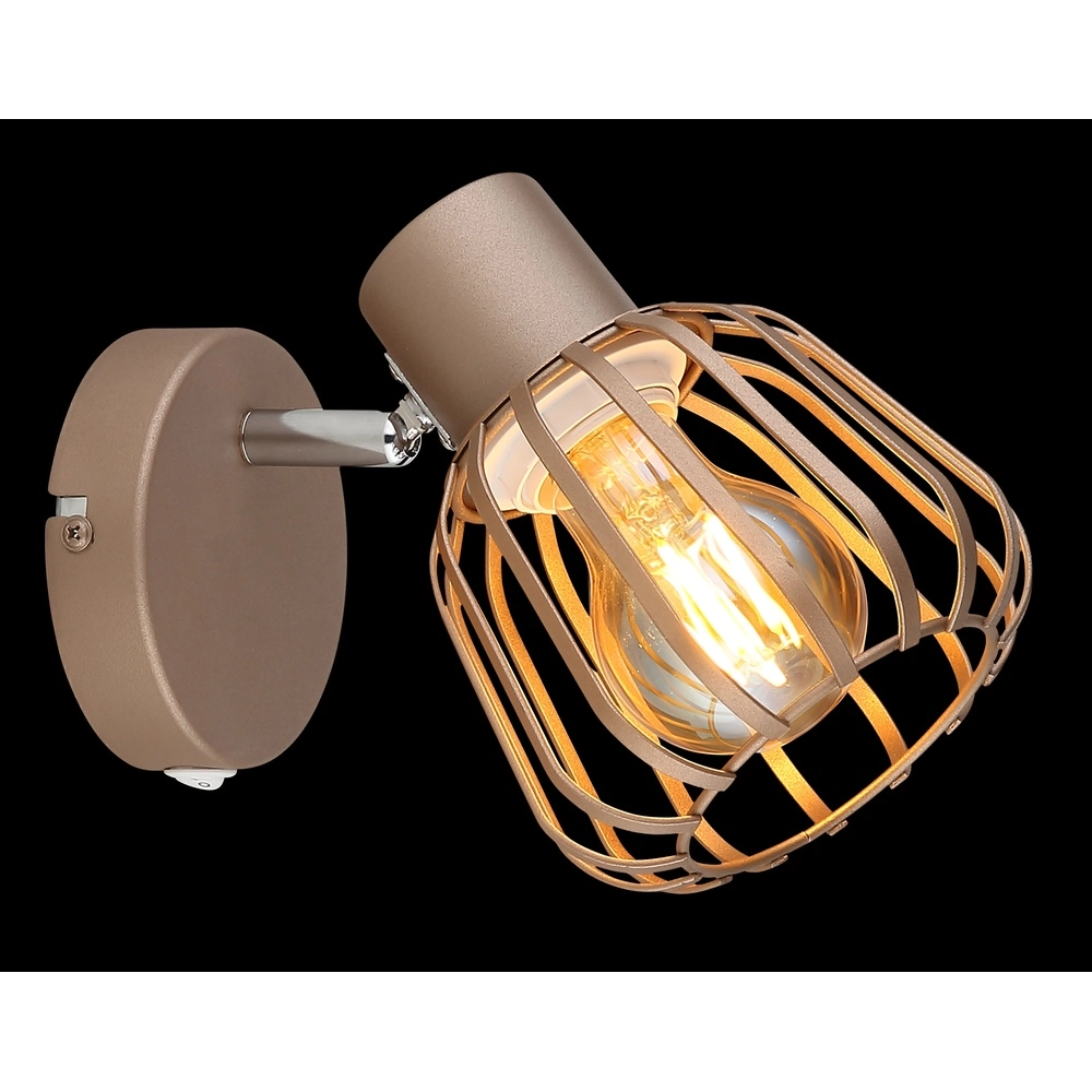 Wall light Olin coffee brown Globo 9007371583577