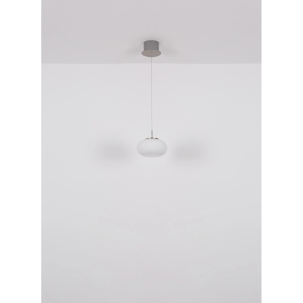 Design pendant lamp Quintara 4-light nickel Globo 9007371462322