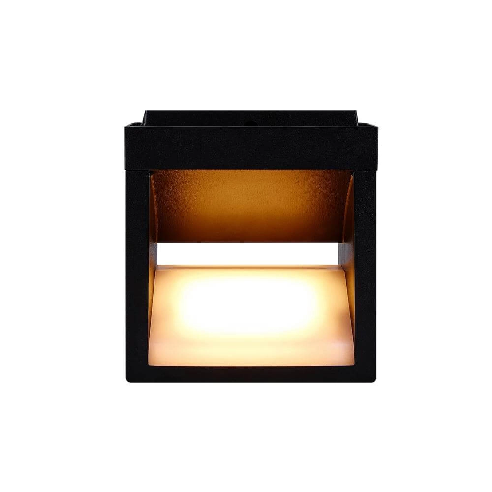 Square wall lamp Rivo black Nordlux 5704924023521