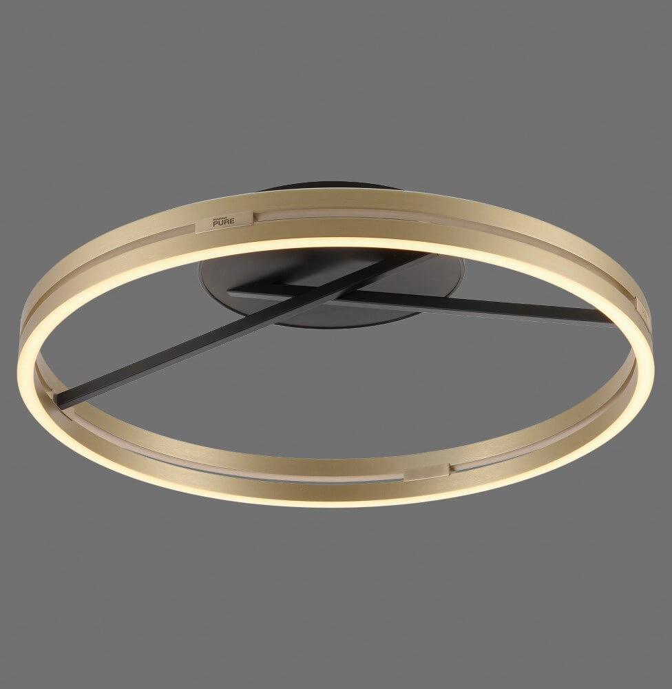 Round ceiling lamp Pure Loop brass Paul Neuhaus 4012248385180