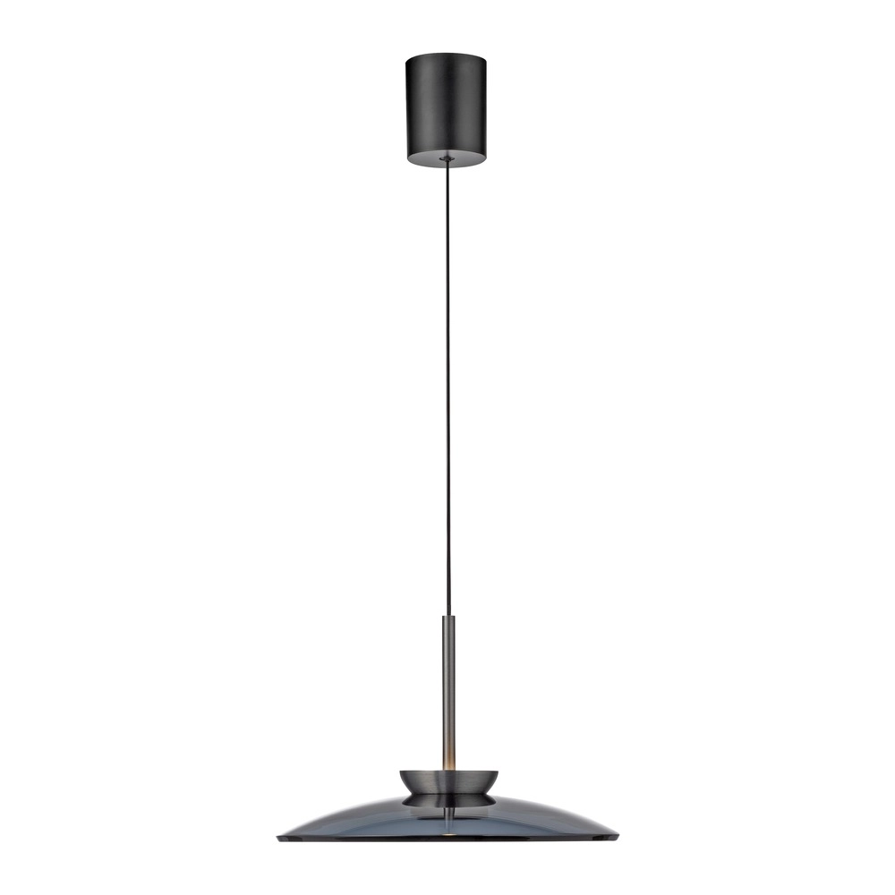 Pendant lamp Ø 50cm Pure E-Moon with smoke glass Paul Neuhaus 4012248386361