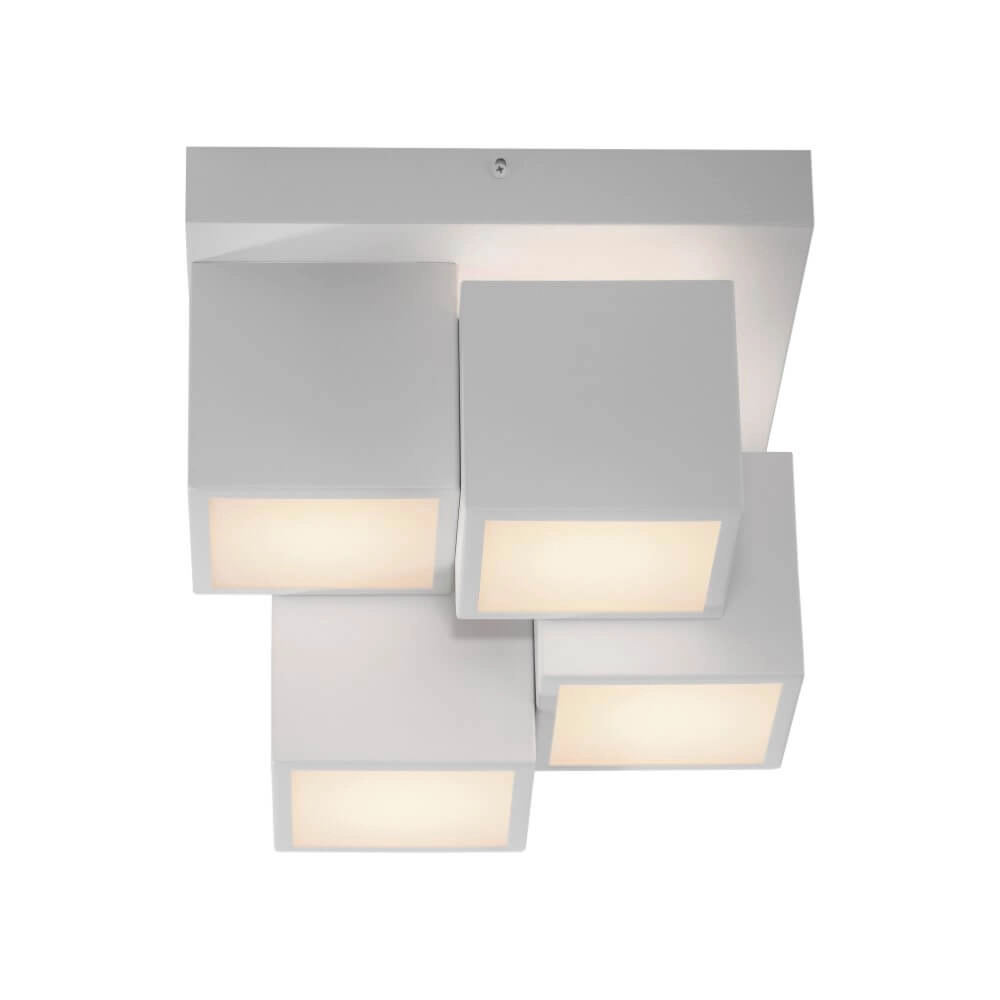White ceiling lamp Tetris white Just Light 4043689004545