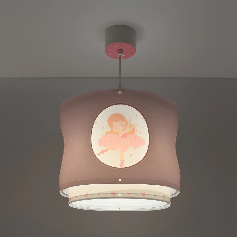 Pendant lamp Princess Dance Pink glow in the dark Dalber 8420406002743