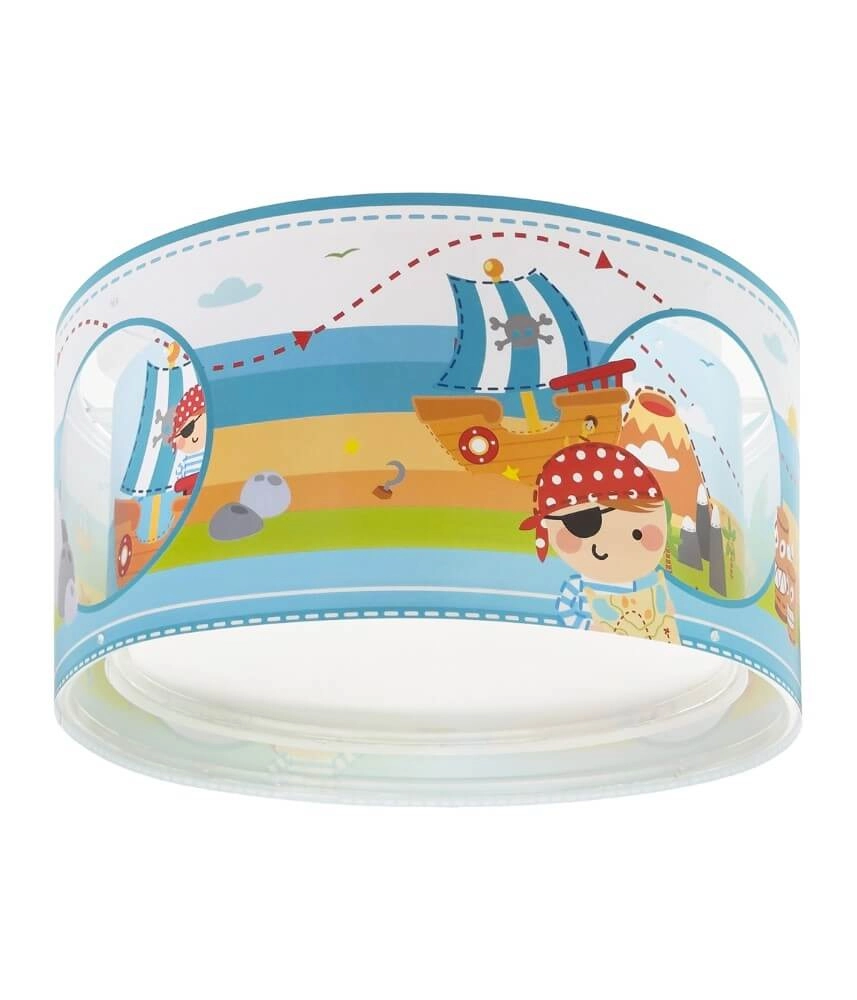 Children's room ceiling lamp Pirate Island