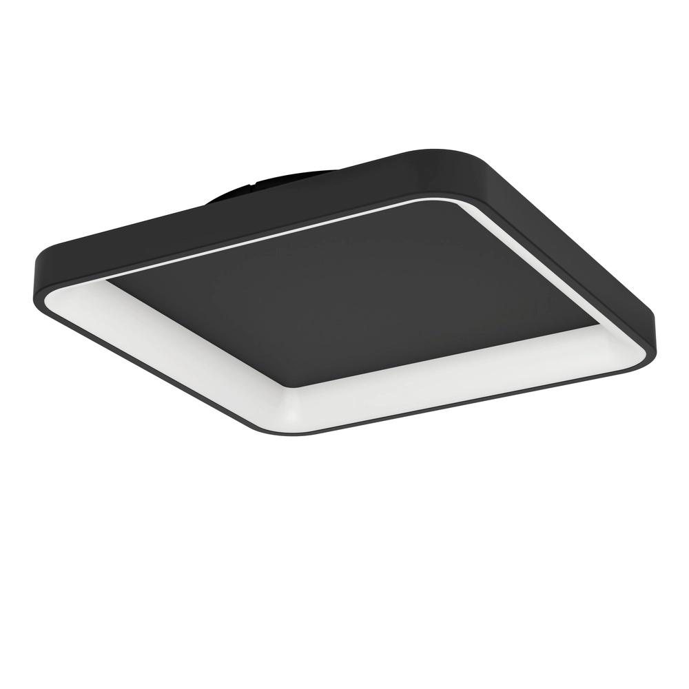 Sleek led ceiling light Loretello 35x35cm - black