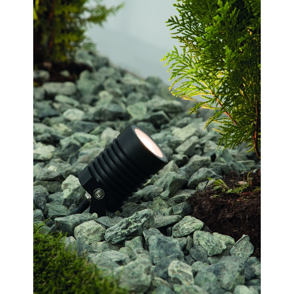Spike spot Stake black 45cm Lyora 5212017424358