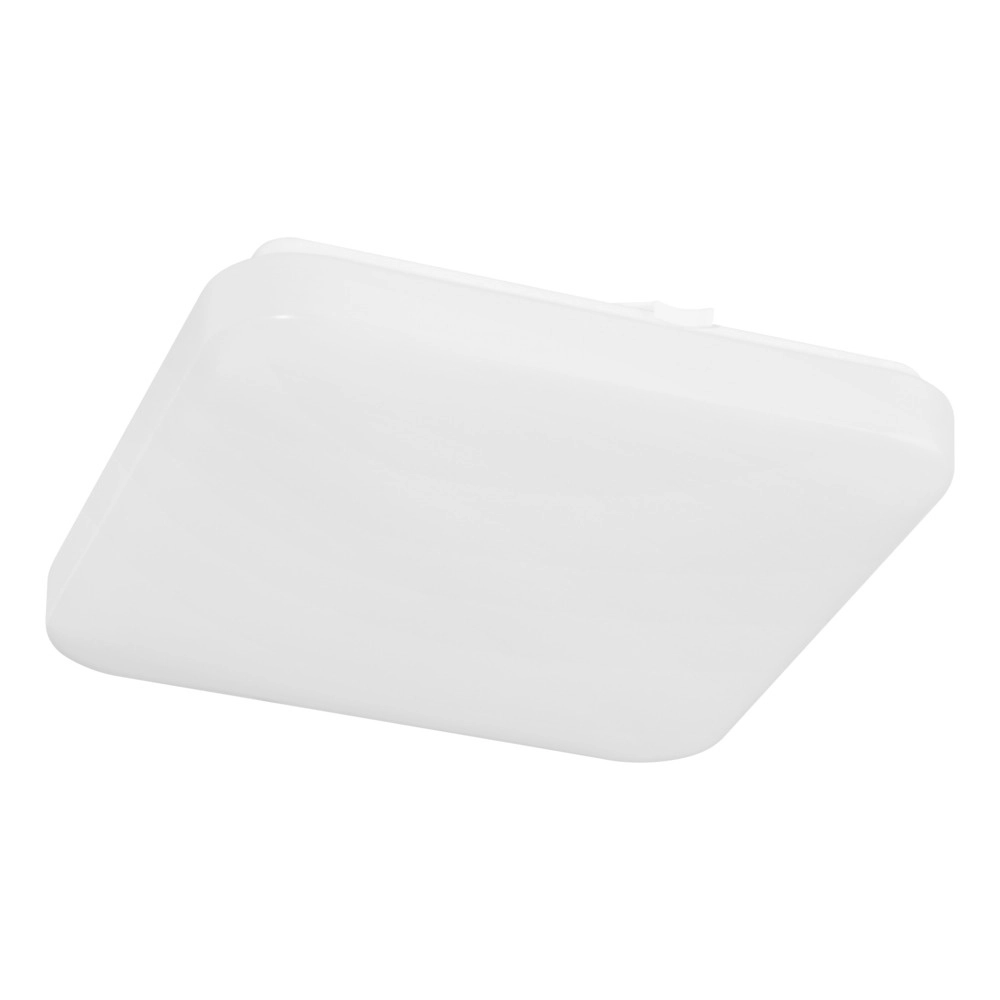 Square ceiling light Pogliola white 28cm