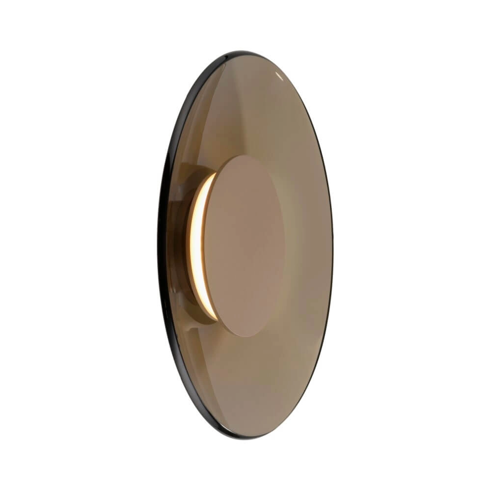 Bronze wall lamp Pure Moon Ø 32cm