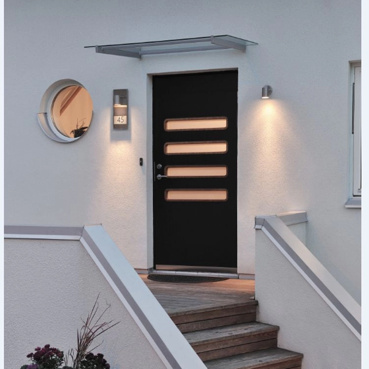 Wall spotlight Modena Adress black with house number KonstSmide 7318307655759