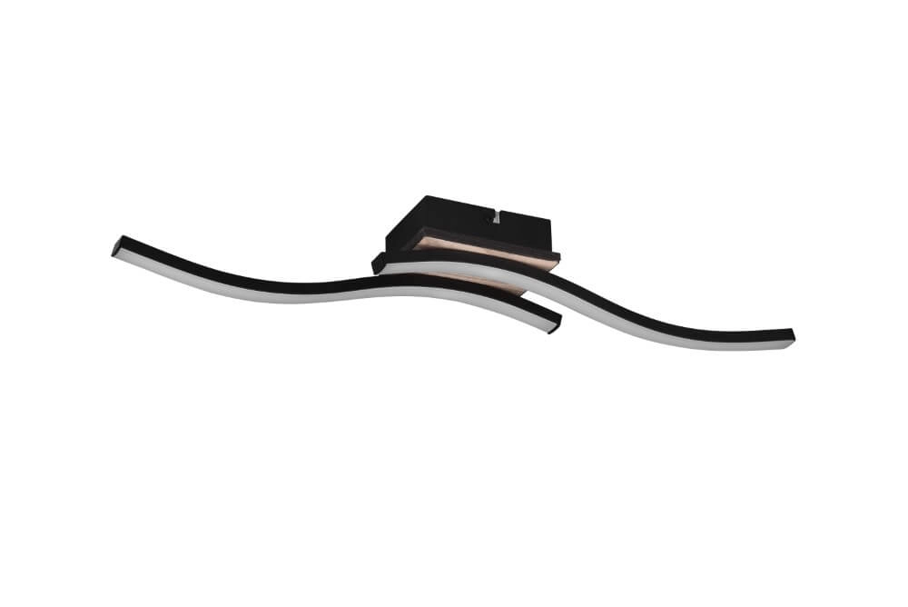 Designer ceiling lamp Route rectangular