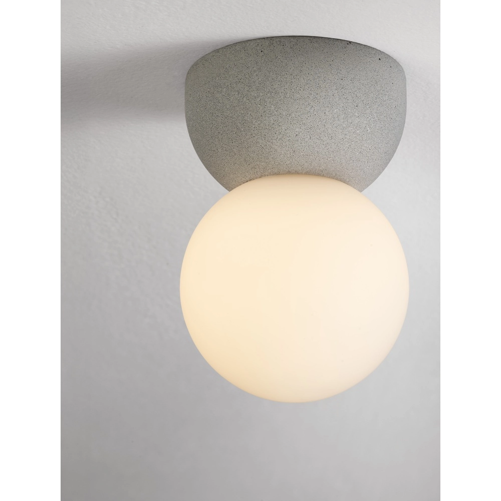 Ceiling lamp Zero concrete gray with white Lyora 5212017464453